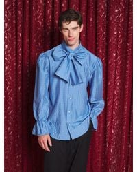 Sister Jane - Eos Stripe Bow Blouse - Lyst