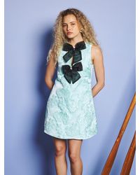 Sister Jane - Water's Edge Bow Mini Dress - Lyst