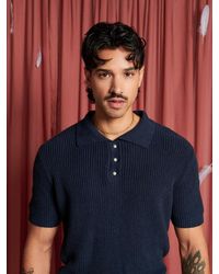 Sister Jane - Lark Knitted Polo Shirt - Lyst