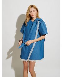 Sister Jane - Ghospell Elena Denim Mini Dress - Lyst
