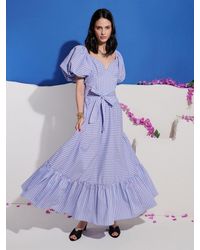 Sister Jane - Dream Juniper Stripe Sweetheart Maxi Dress - Lyst