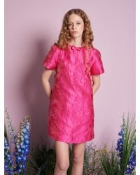 Sister Jane - Foxglove Jacquard Mini Dress - Lyst