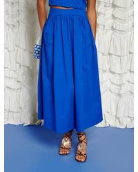 Sister Jane - Dream Blue Diary Midi Skirt - Lyst