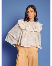 Sister Jane - Dream Faye Embroidered Blouse - Lyst