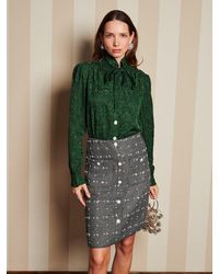 Sister Jane - Dream Vanity Jacquard Blouse - Lyst