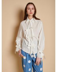 Sister Jane - Siljan Bow Blouse - Lyst