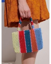 Sister Jane - Tinos Stripe Beaded Bag - Lyst