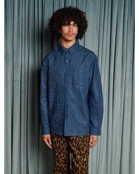 Sister Jane - Daze Embellished Denim Shirt - Lyst