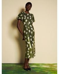 Sister Jane - Dream Èclat Floral Sequin Midi Dress - Lyst