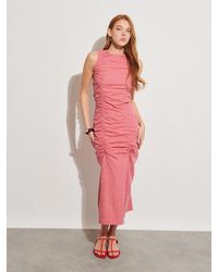Sister Jane - Ghospell Mayre Ruched Midi Dress - Lyst