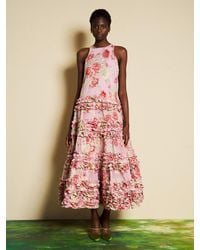Sister Jane - Dream Rosier Jacquard Ruffle Maxi Dress - Lyst