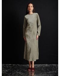 Sister Jane - Ghospell Maude Velvet Midi Dress - Lyst