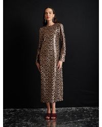 Sister Jane - Ghospell Yara Sequin Leopard Midi Dress - Lyst