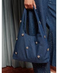 Sister Jane - Daze Embellished Denim Bag - Lyst