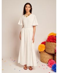 Sister Jane - Blanca Broderie Anglaise Maxi Dress - Lyst