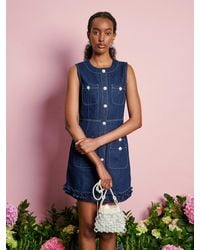 Sister Jane - Dream Rosie Denim Mini Dress - Lyst