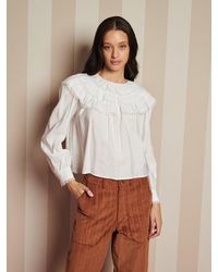 Sister Jane - Chamber Ruffle Top - Lyst