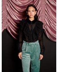Sister Jane - Kelly Ruffle Blouse - Lyst