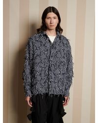 Sister Jane - Conrad Frayed Denim Overshirt - Lyst