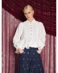Sister Jane - Dream Thalassa Ruffle Blouse - Lyst
