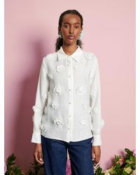 Sister Jane - Dream Valley Flower Embellished Shirt - Lyst