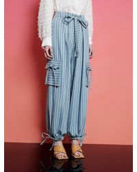 Sister Jane - Ghospell Cleo Striped Cargo Trousers - Lyst