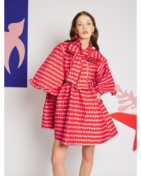 Sister Jane - Clara Cherry Jacquard Mini Dress - Lyst