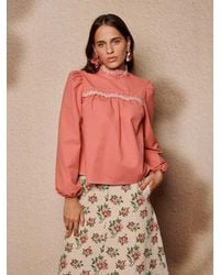Sister Jane - Alba Denim Top - Lyst