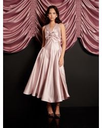 Sister Jane - Muse Taffeta Midi Dress - Lyst