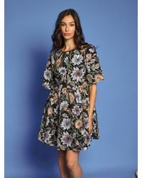 Sister Jane - Dream Woodland Embroidered Mini Dress - Lyst