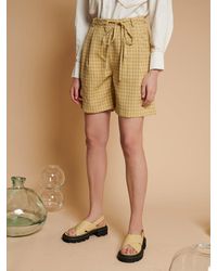 Sister Jane - Ghospell Shona Check Bermuda Shorts - Lyst