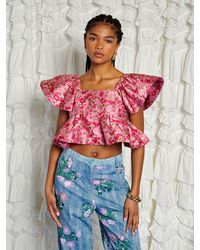 Sister Jane - Dream Primavera Jacquard Top - Lyst