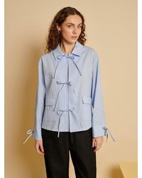 Sister Jane - Ghospell Freja Tie Shirt - Lyst