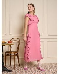 Sister Jane - Sucre Ruffles Midi Dress - Lyst