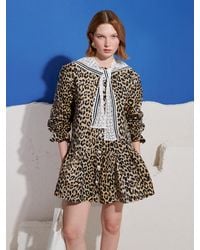 Sister Jane - Cleo Collar Tie Mini Dress - Lyst