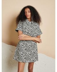 Sister Jane - Ghospell Zia Zebra Mini Dress - Lyst