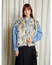 Sister Jane - Ghospell Greer Faux Fur Gilet - Lyst