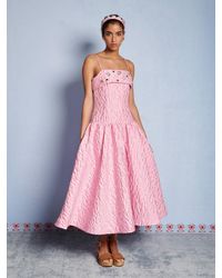Sister Jane - Dream Posy Jacquard Midi Dress - Lyst
