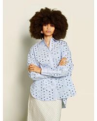 Sister Jane - Ghospell Nadine Sequin Stripe Shirt - Lyst