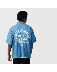 Dickies - X Harley Davidson Short Sleeve Denim Shirt - Lyst