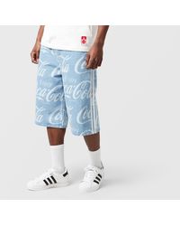 adidas Originals - X Coca-Cola Denim Shorts - Lyst