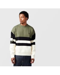 Fred Perry - Tipped Graphic Jumper - Lyst
