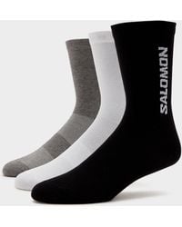 Salomon - Everyday Lite 3-Pack Crew Socks - Lyst