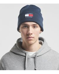 Tommy Hilfiger Badge Logo Beanie - Azul