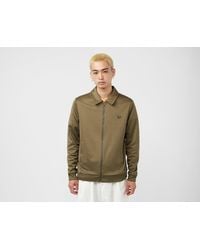 Fred Perry - Collared Zip-through Track Jacket - Lyst