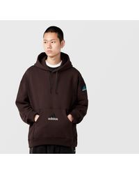 adidas Originals - Eqt Ribbed Hoodie - Lyst