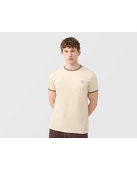 Fred Perry - Twin Tipped Ringer T-Shirt - Lyst