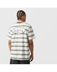 Von Dutch - Stripe T-Shirt - Lyst