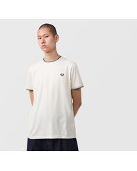 Fred Perry - Twin Tipped Ringer T-Shirt - Lyst