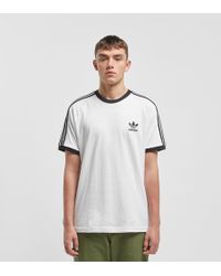 3 stripes California Short Sleeve T shirt White 3 stripes California Short Sleeve T shirt White